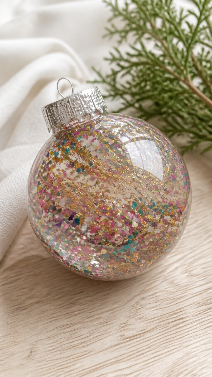 Confetti-Filled Baubles