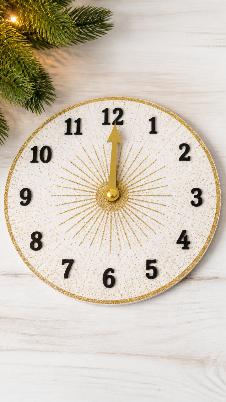 Glittery Countdown Clock