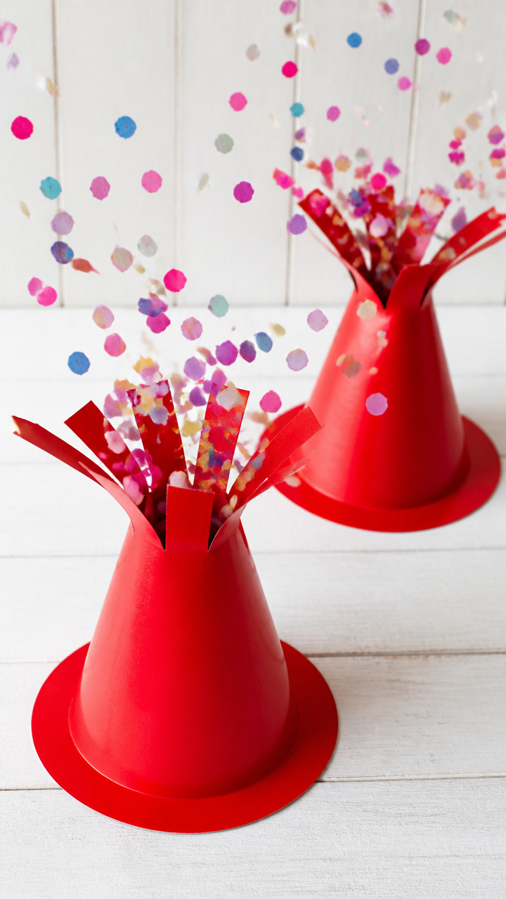 Confetti Popper Hats
