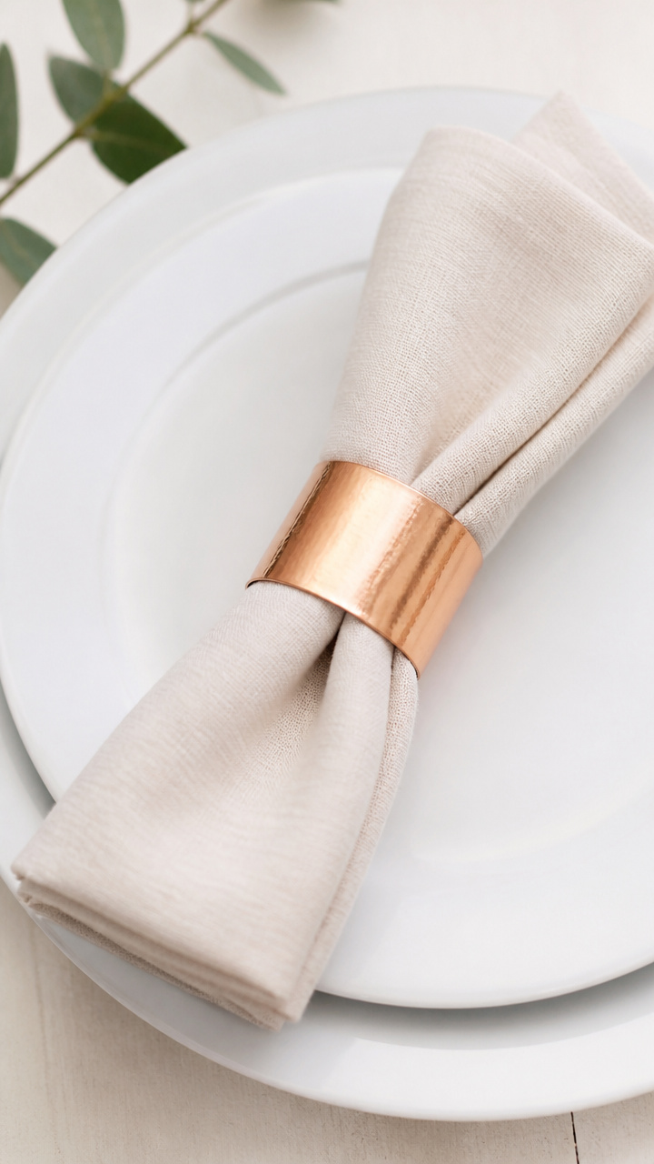 Foil-Stamped Napkin Rings