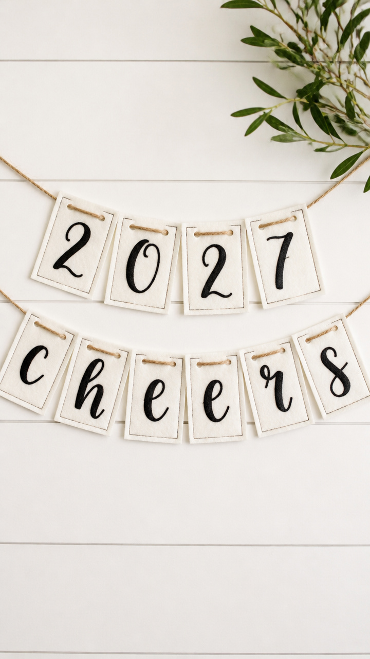 Calligraphy-Inspired Banner Letters
