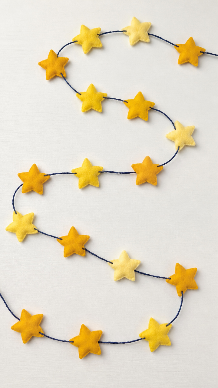 Felt Star Garlands