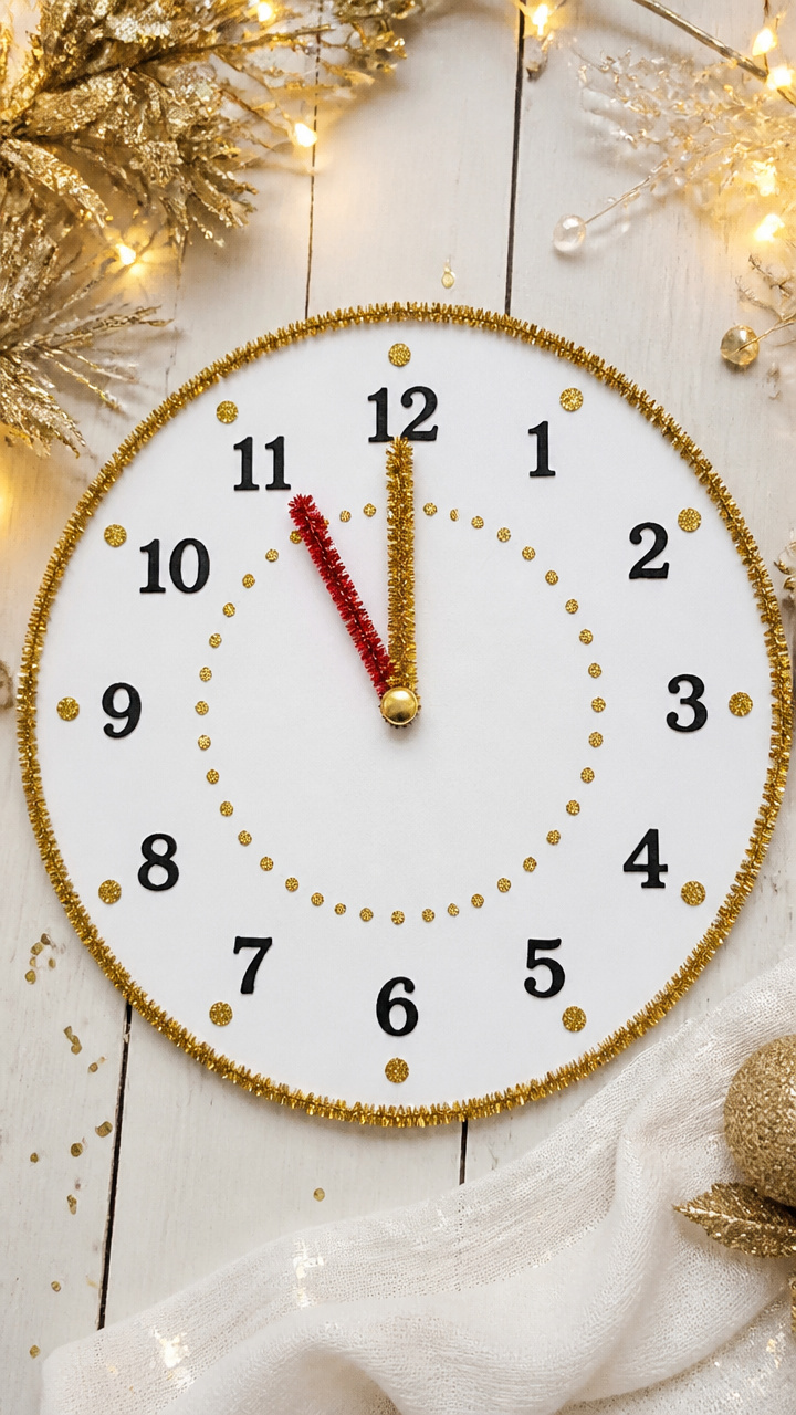 Glittery Countdown Clock