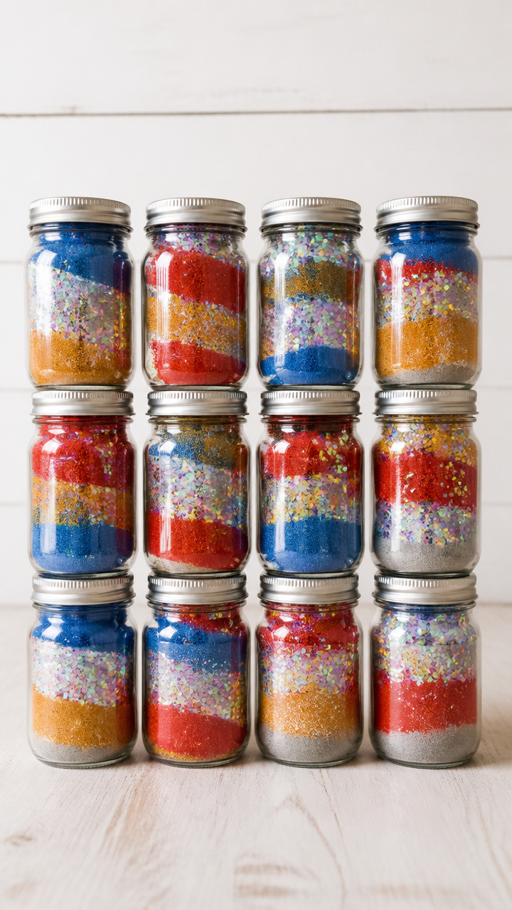 Glitter Countdown Jars