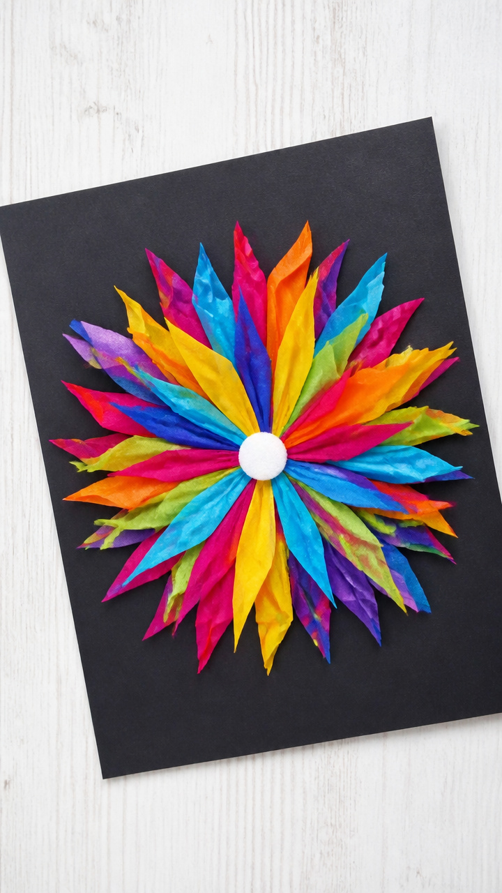 Tissue Paper Fireworks