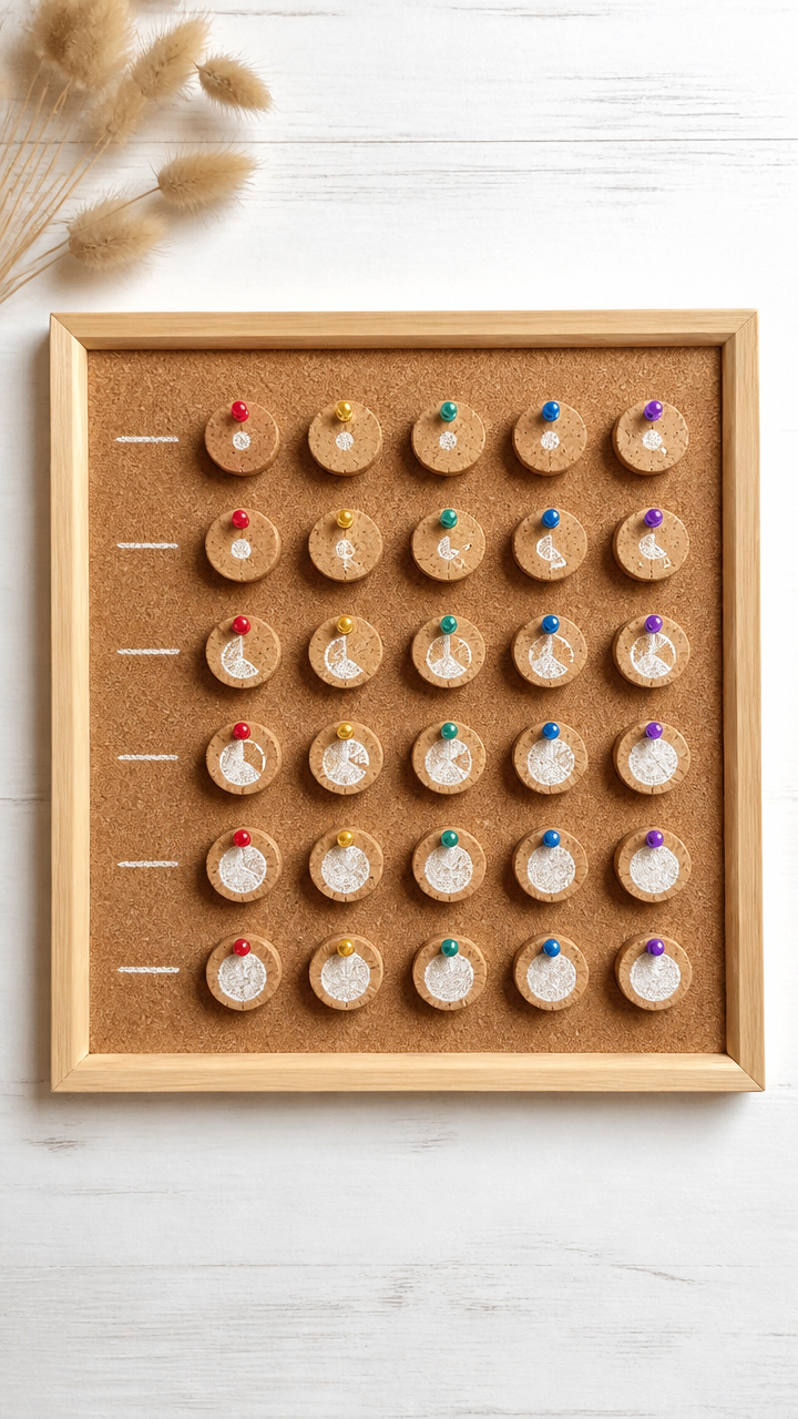 Cork Board Goal Tracker