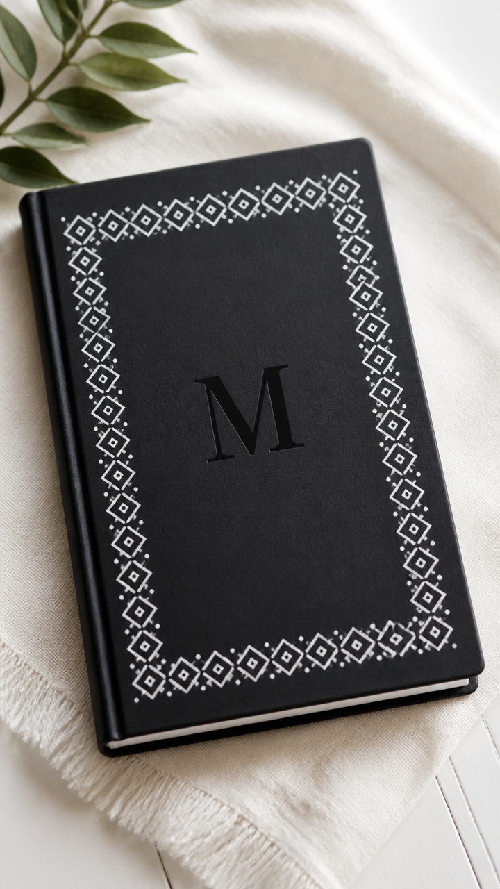 Ink-Stamped Journal Cover