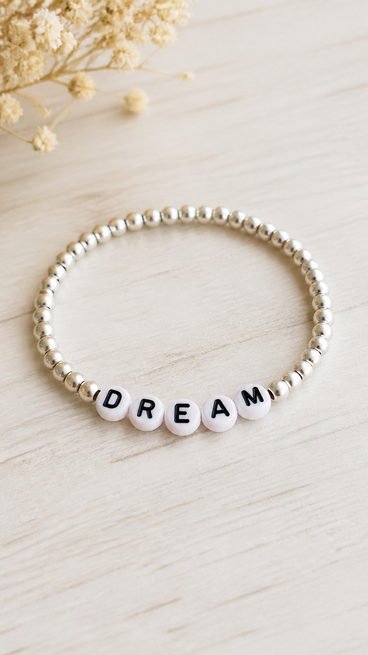 Beaded Word Bracelet