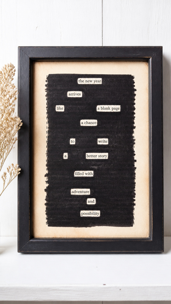 Blackout Poetry Frames