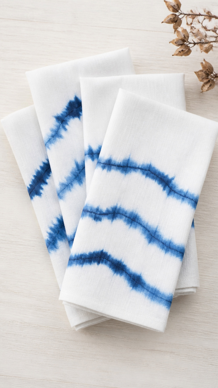 Indigo Shibori Napkins