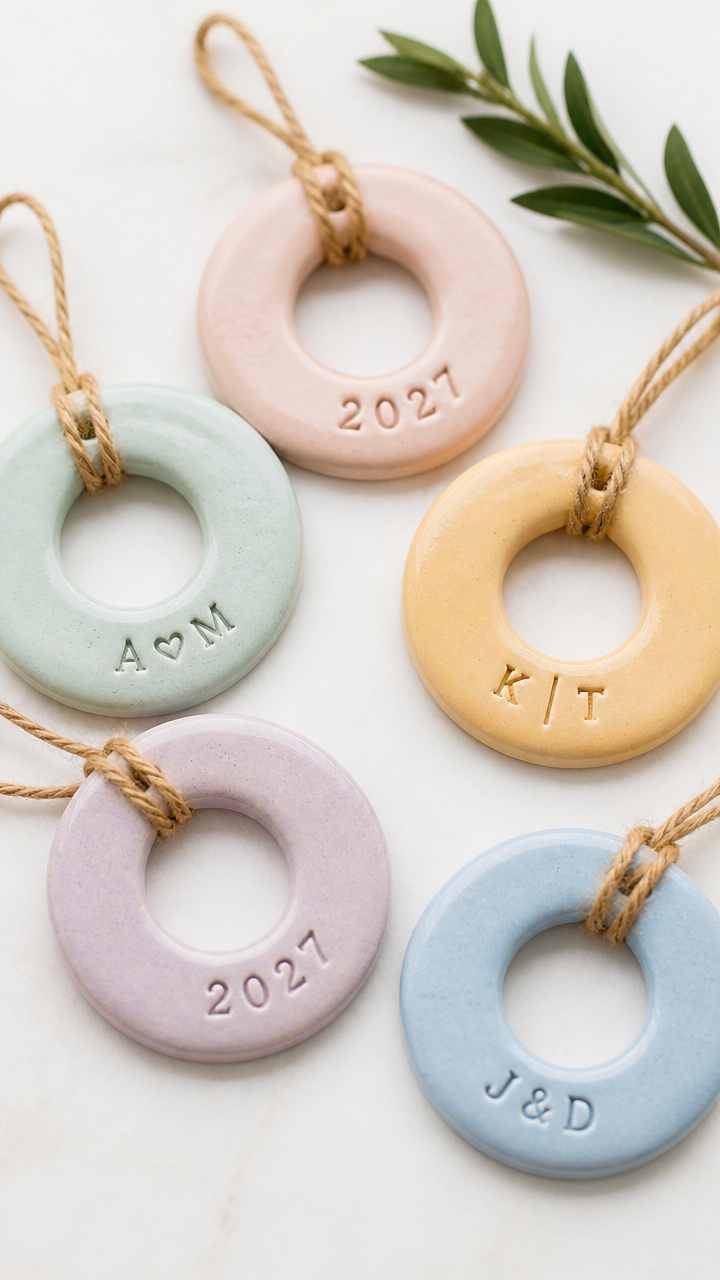 Salt Dough Ornamental Rings