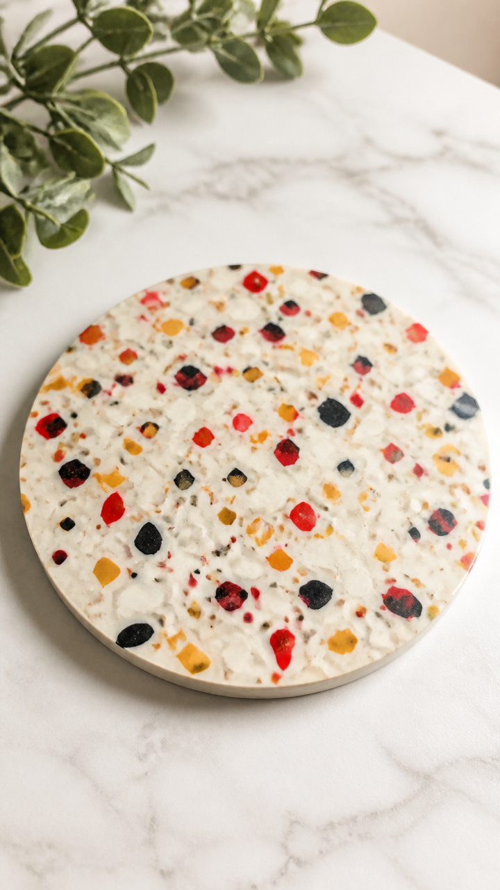 Terrazzo-Inspired Trivets