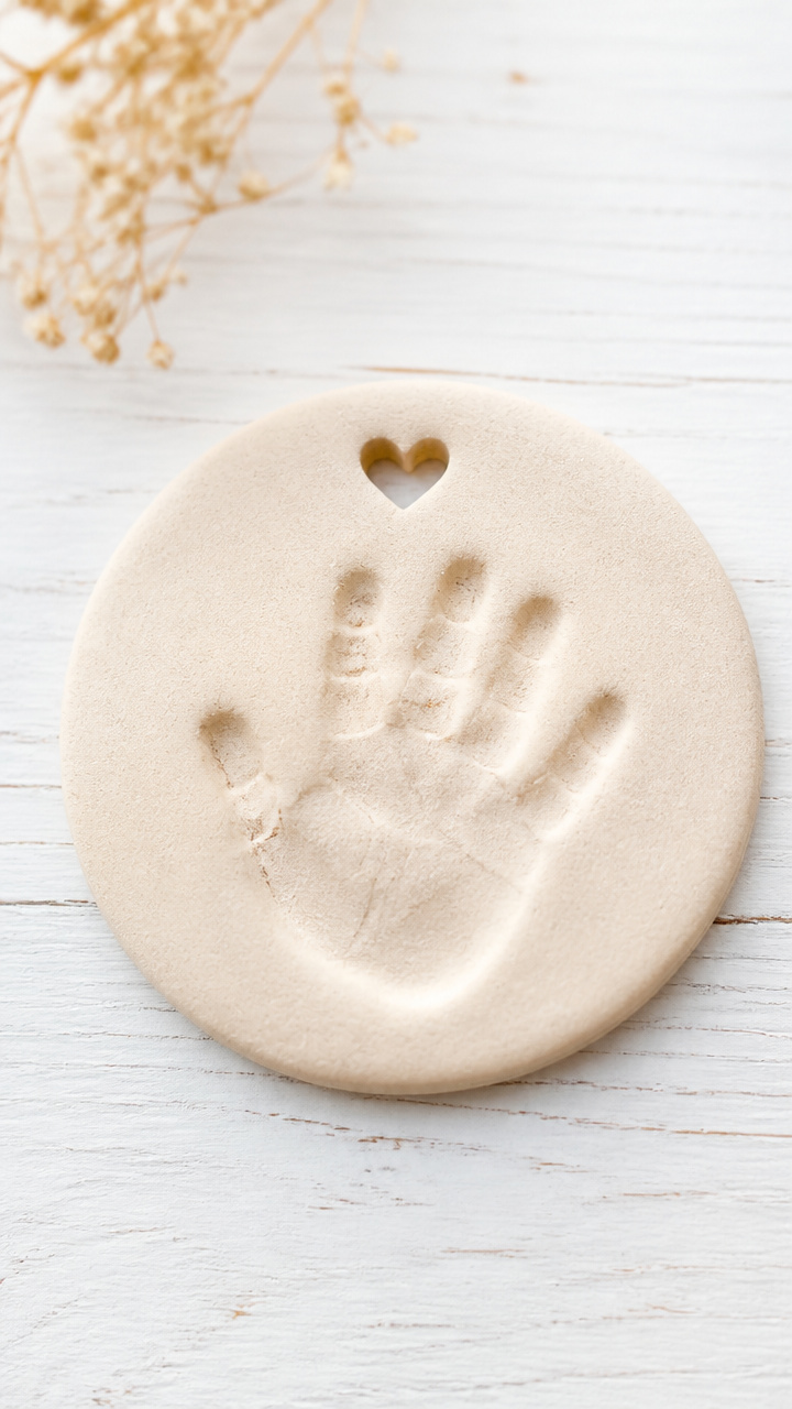 Salt Dough Handprint Plaques
