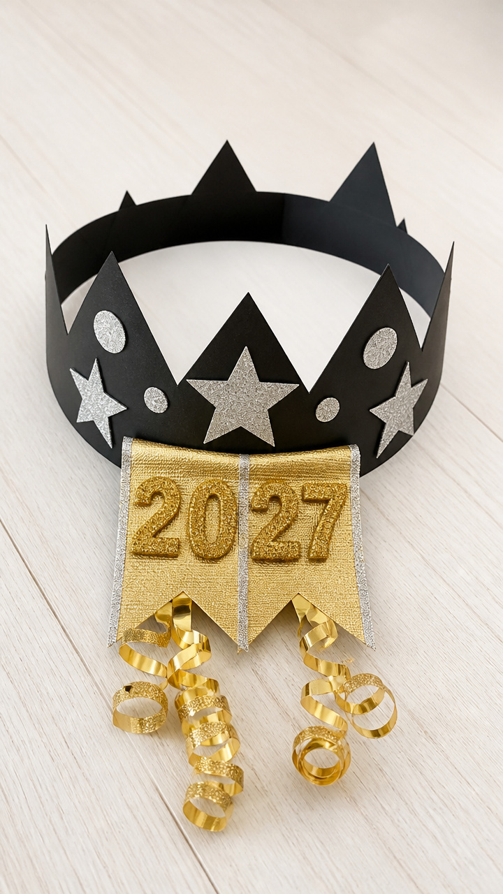 New Year Hat Crowns