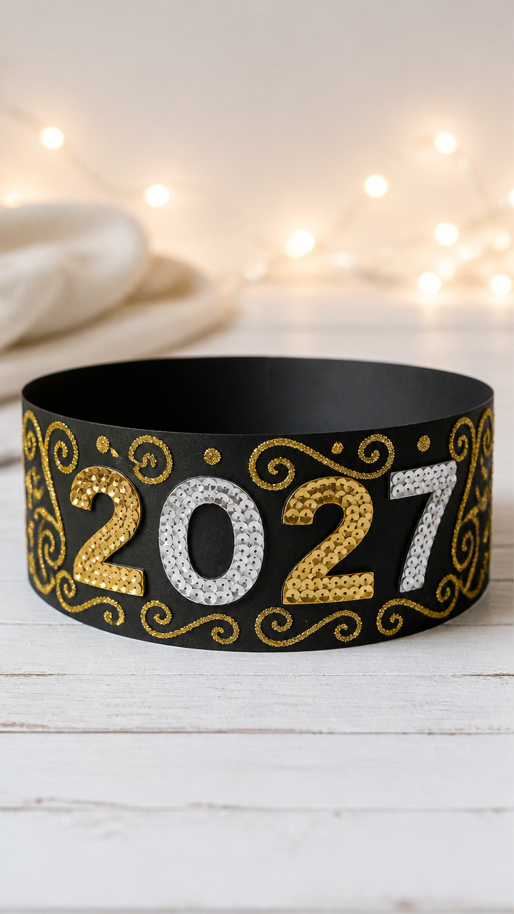 New Yearβs Hat Band