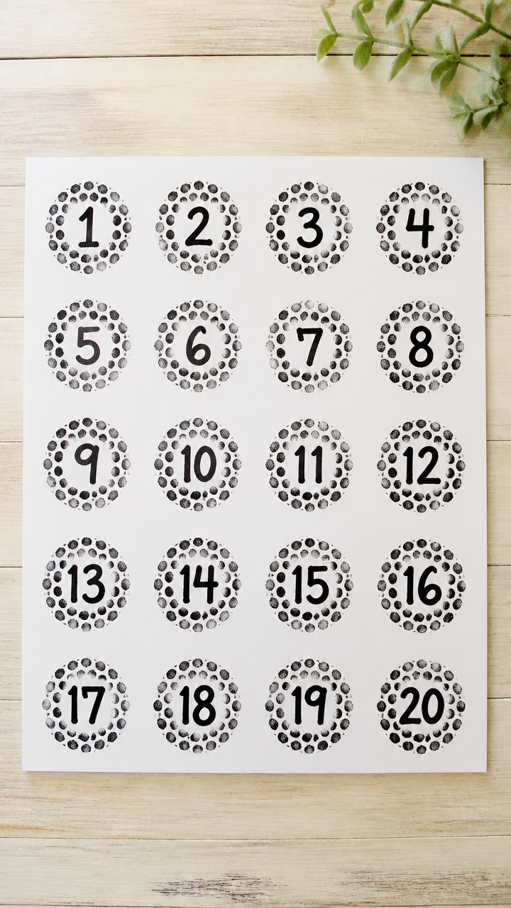Bubble Wrap Calendar Print