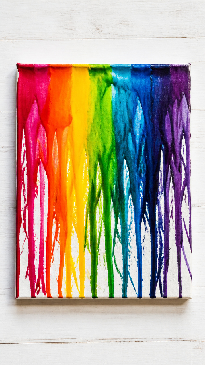 Crayon Melting Canvas