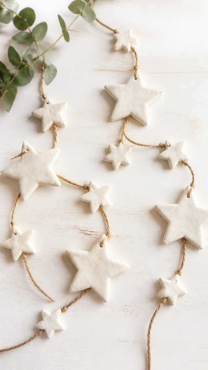 Salt Dough Star Garlands