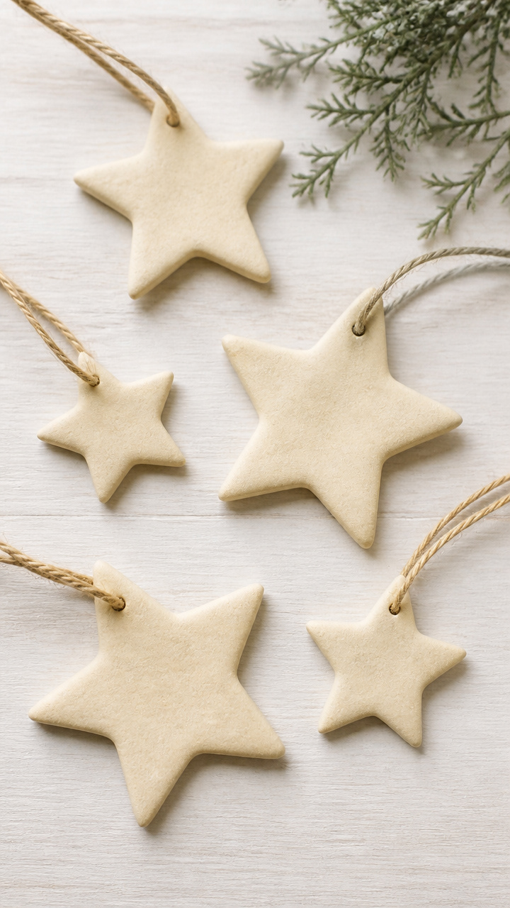 Salt Dough Star Ornaments