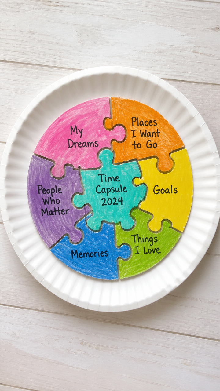 Time Capsule Plate Puzzle