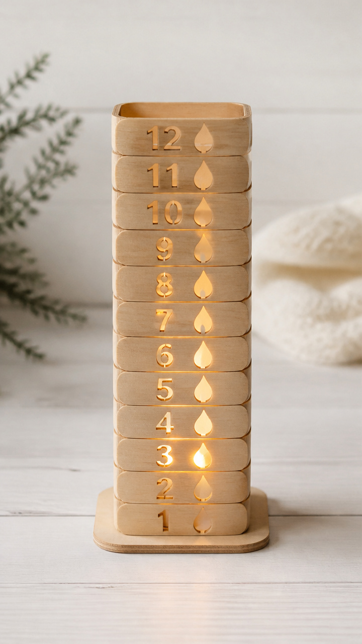 Countdown Candle Holder