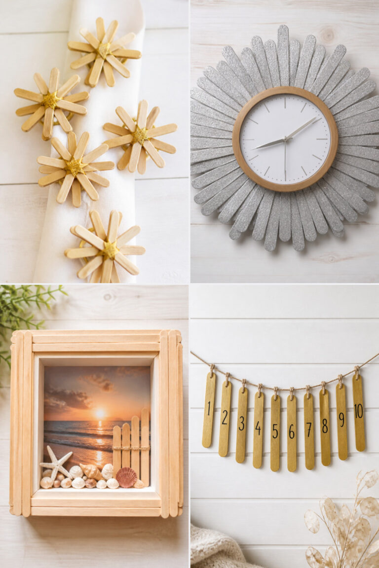 15 New Year Crafts Using Popsicle Sticks