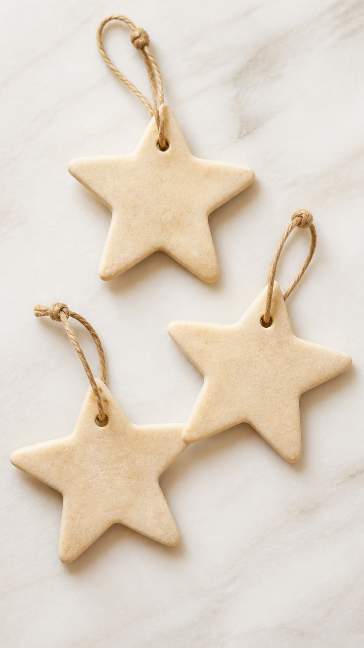 Salt Dough Star Ornaments
