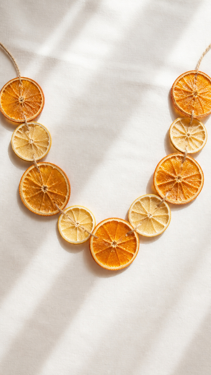 Dried Citrus Wall Garland