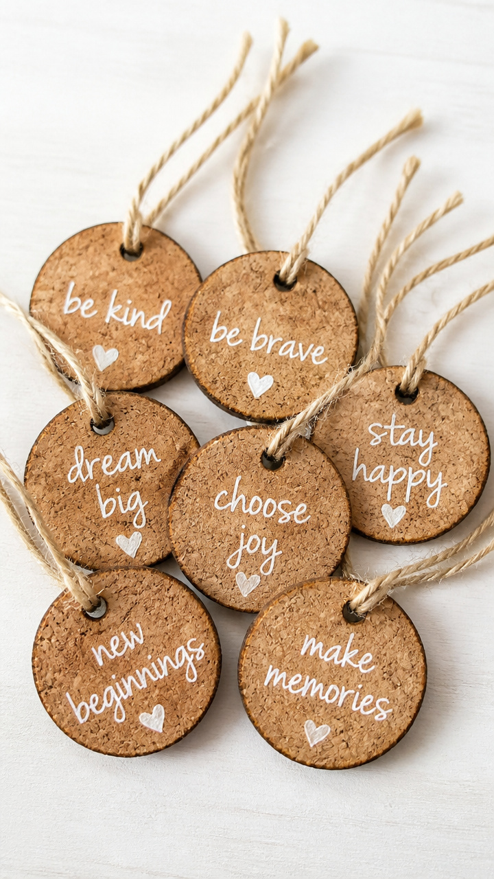 Cork & Twine Wish Tags