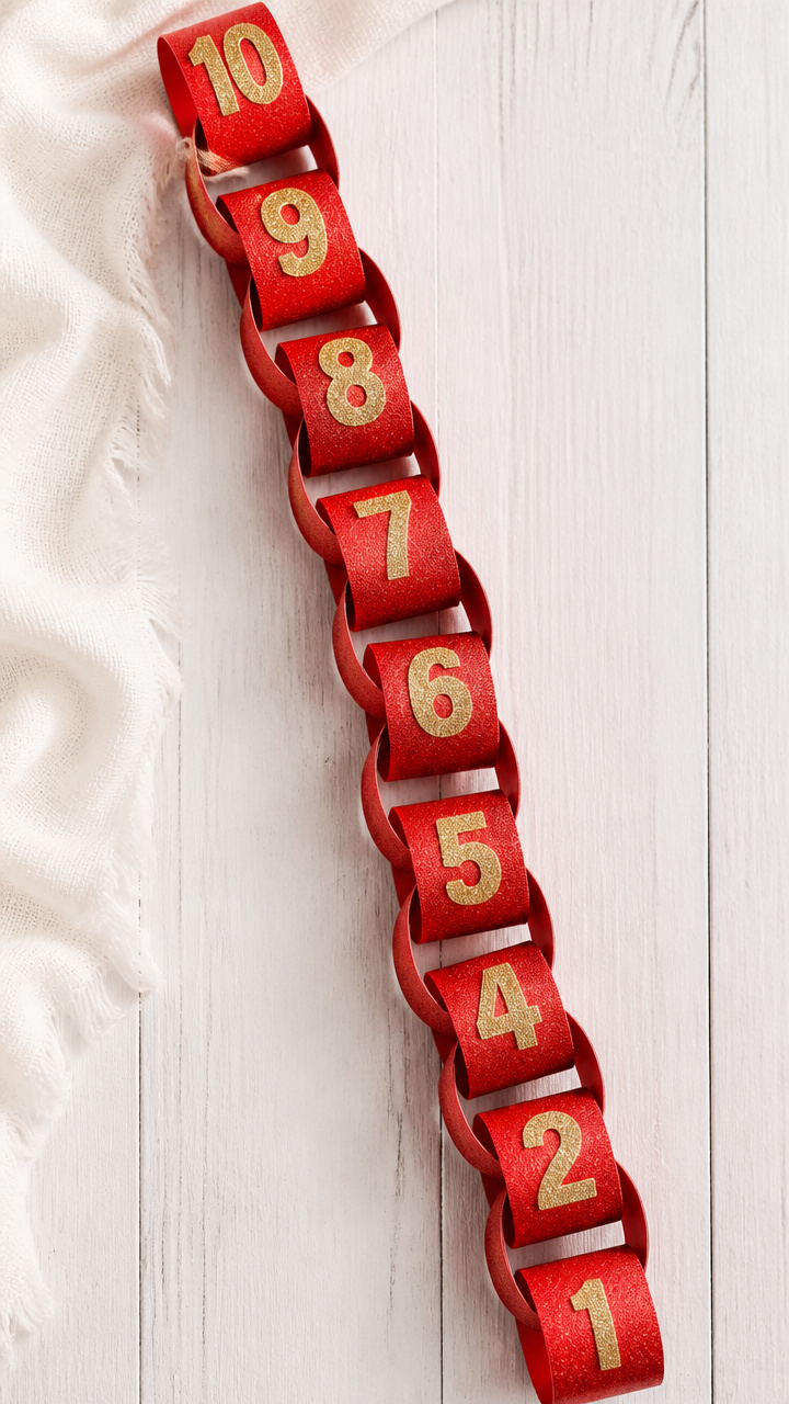 Sparkly Countdown Chain