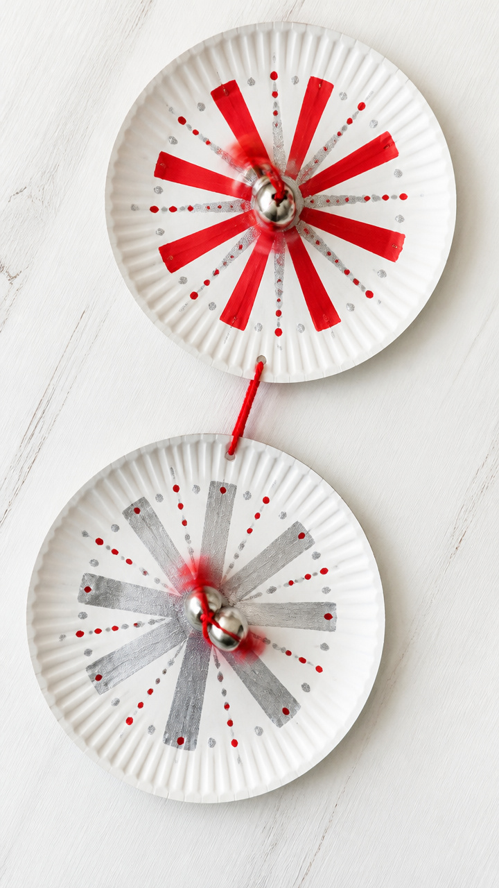 Paper Plate Noisemakers