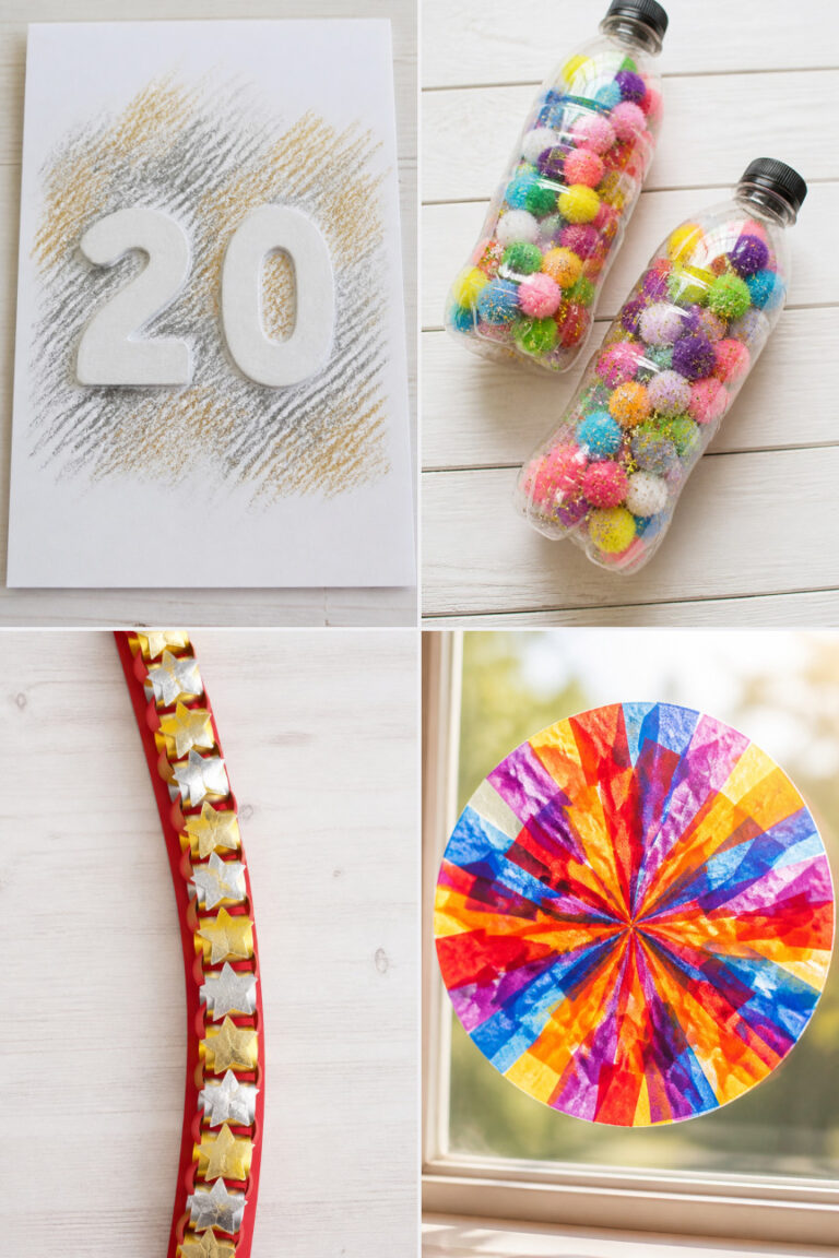15 Simple New Year Crafts for Toddlers