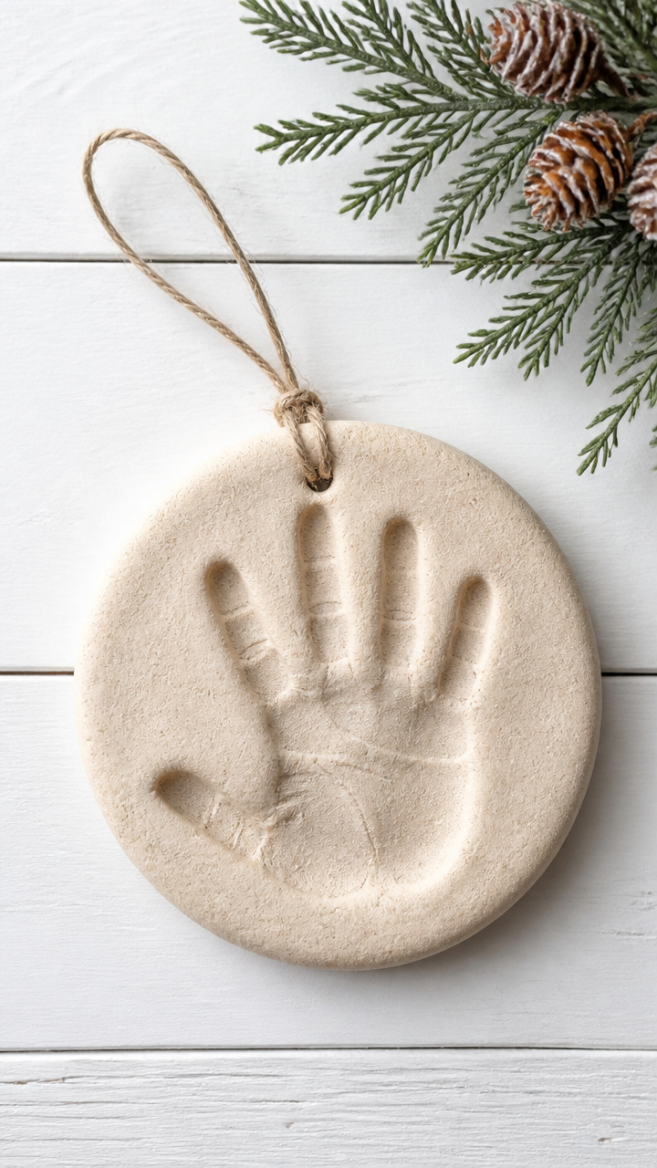 Salt Dough Memory Ornaments