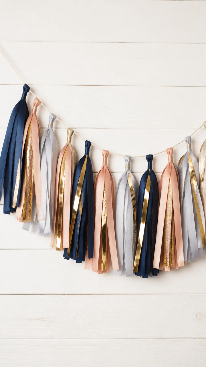 Ribbon Tassel Banner