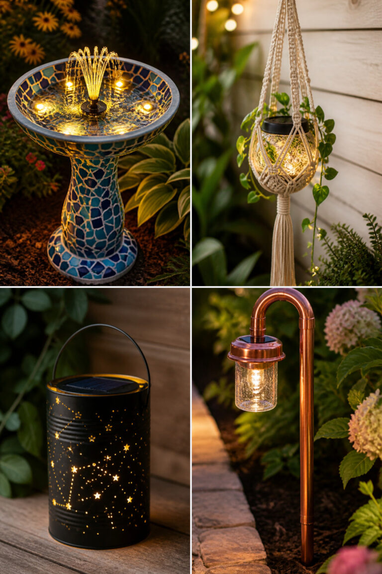 15 Solar Light Garden Crafts to Illuminate Your Outdoor Space