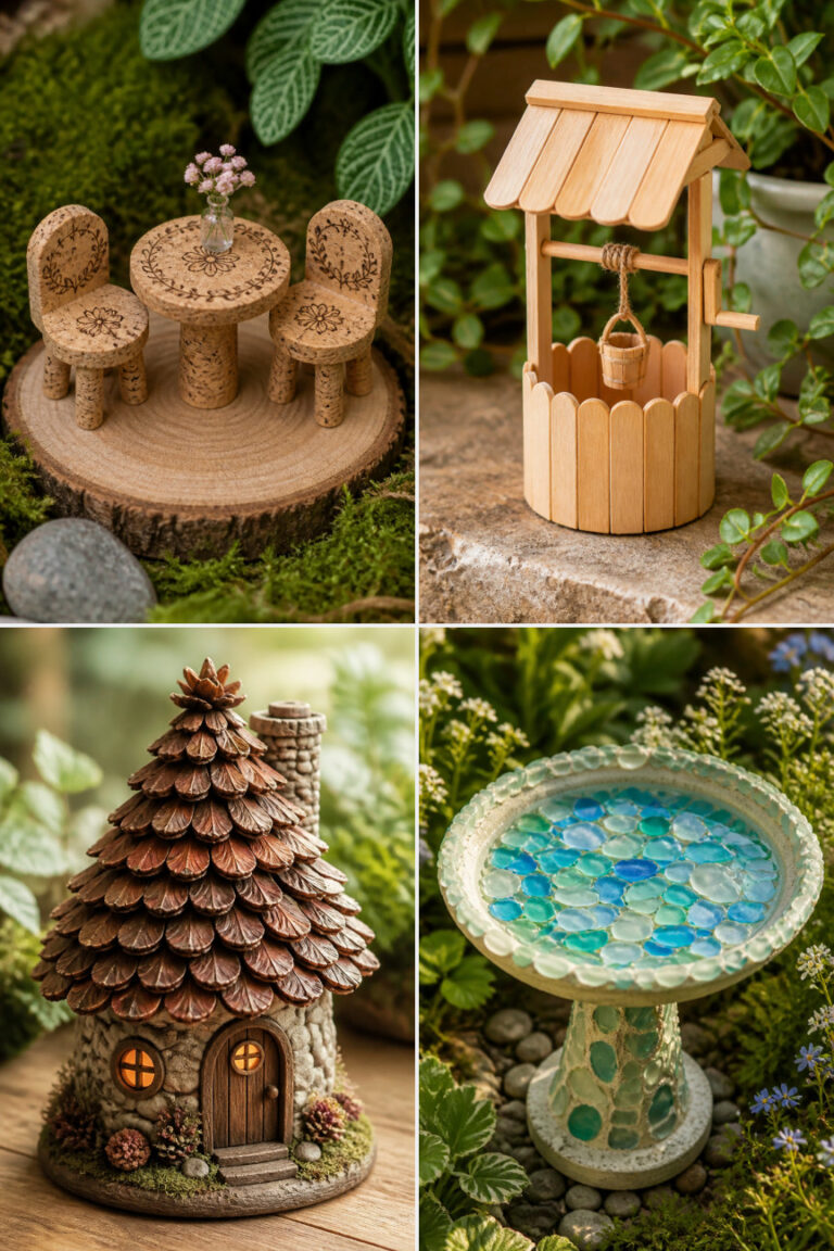 15 Whimsical Fairy Garden Craft Ideas for Small Backyard Spaces