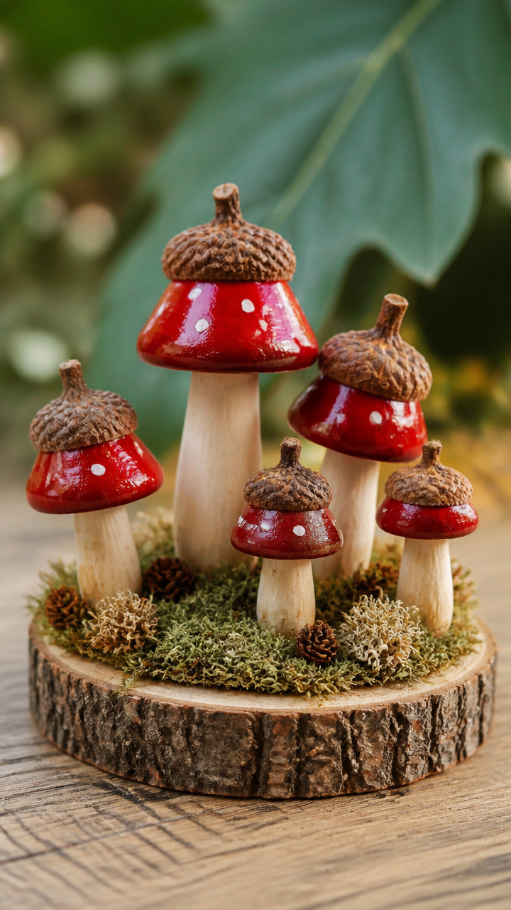 Acorn Cap Toadstool Clusters