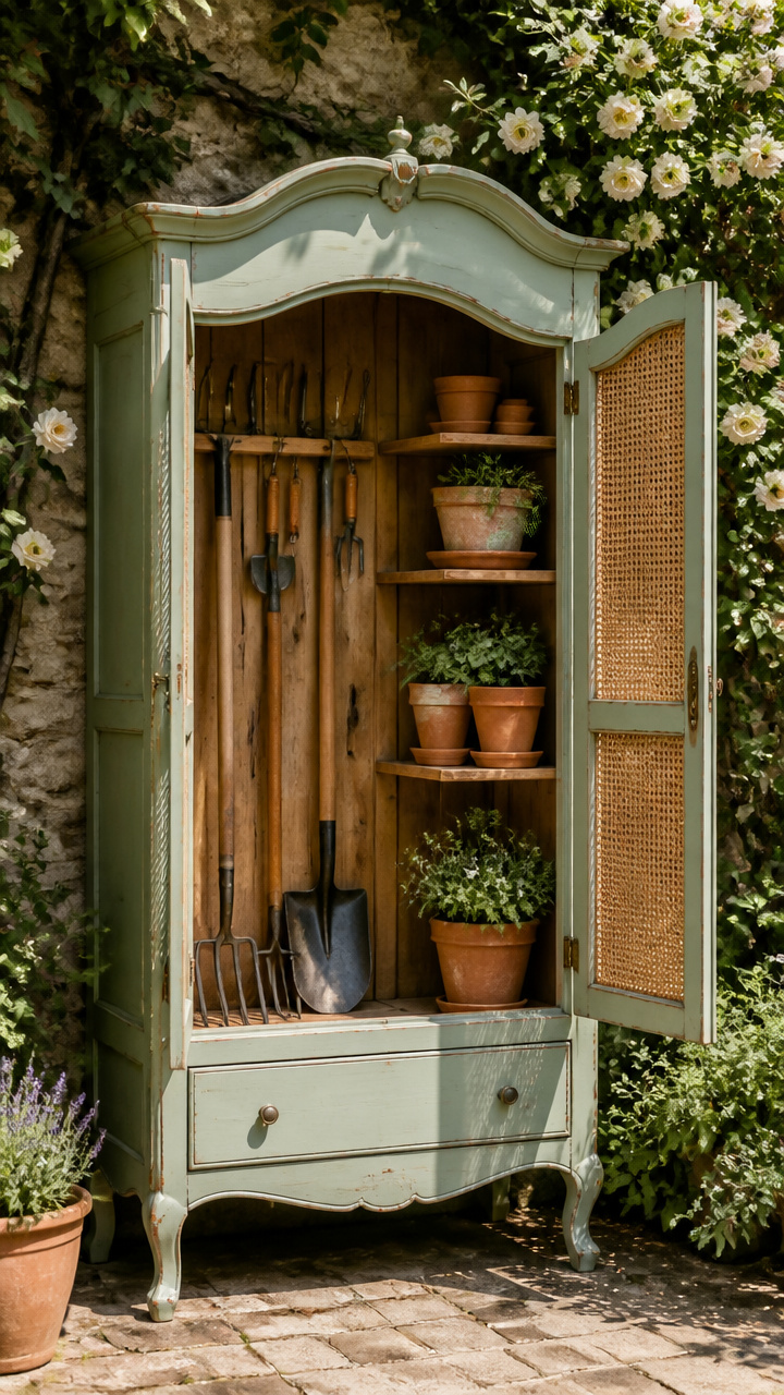 Armoire Garden Tool Shed