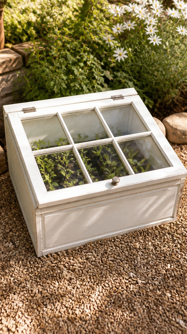 Cabinet Door Seedling Cold Frame