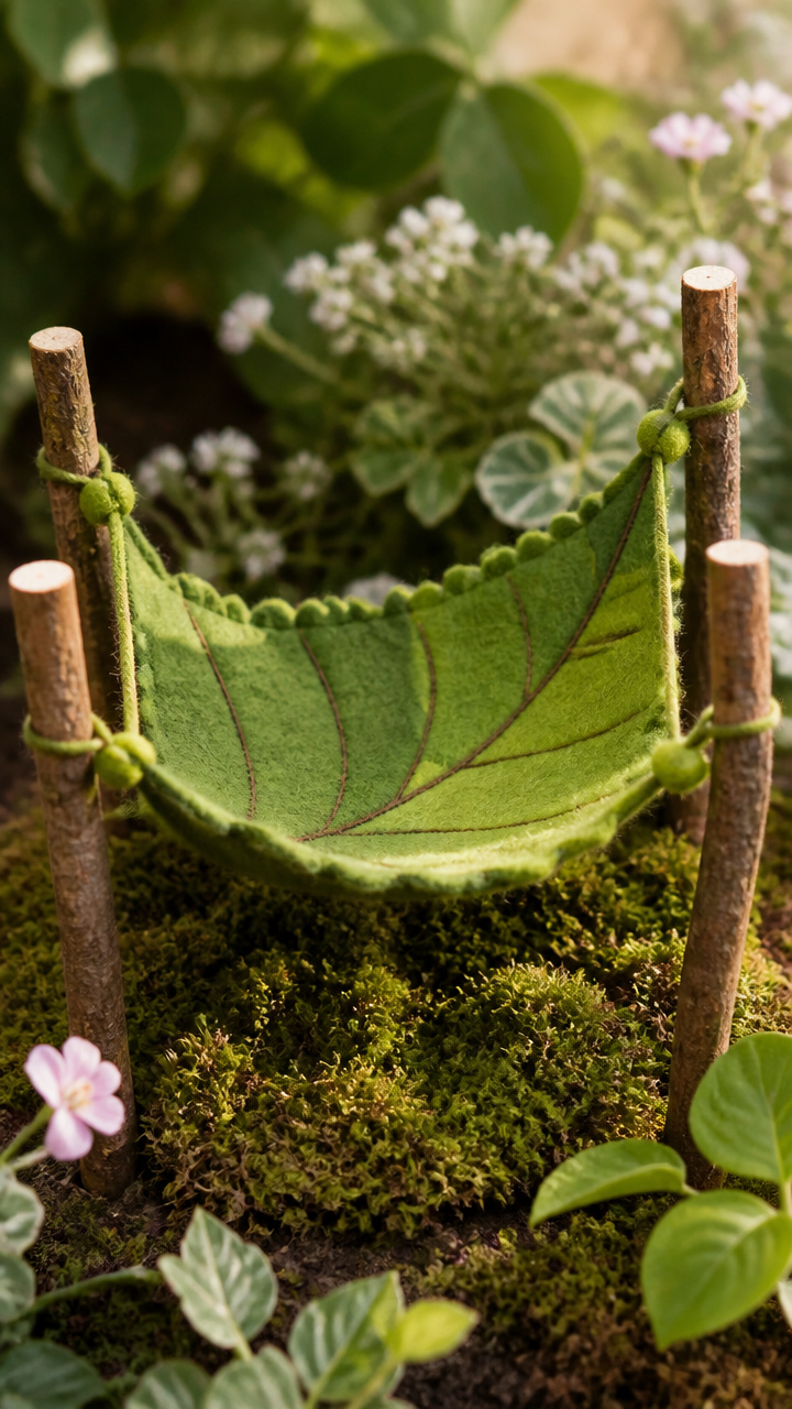 Felt Leaf Nap Hammock