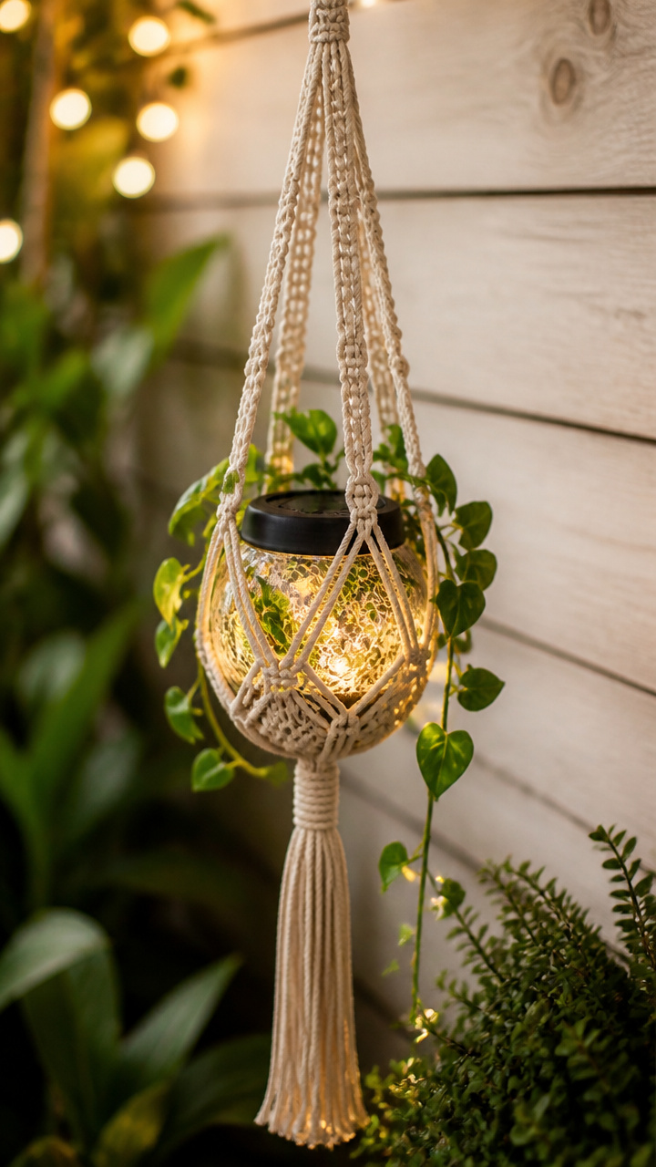 Macrame Hanging Plant Pod