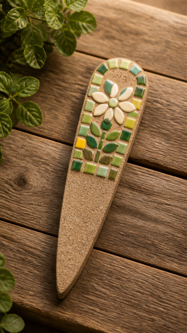Mosaic Tiled Sandstone Markers