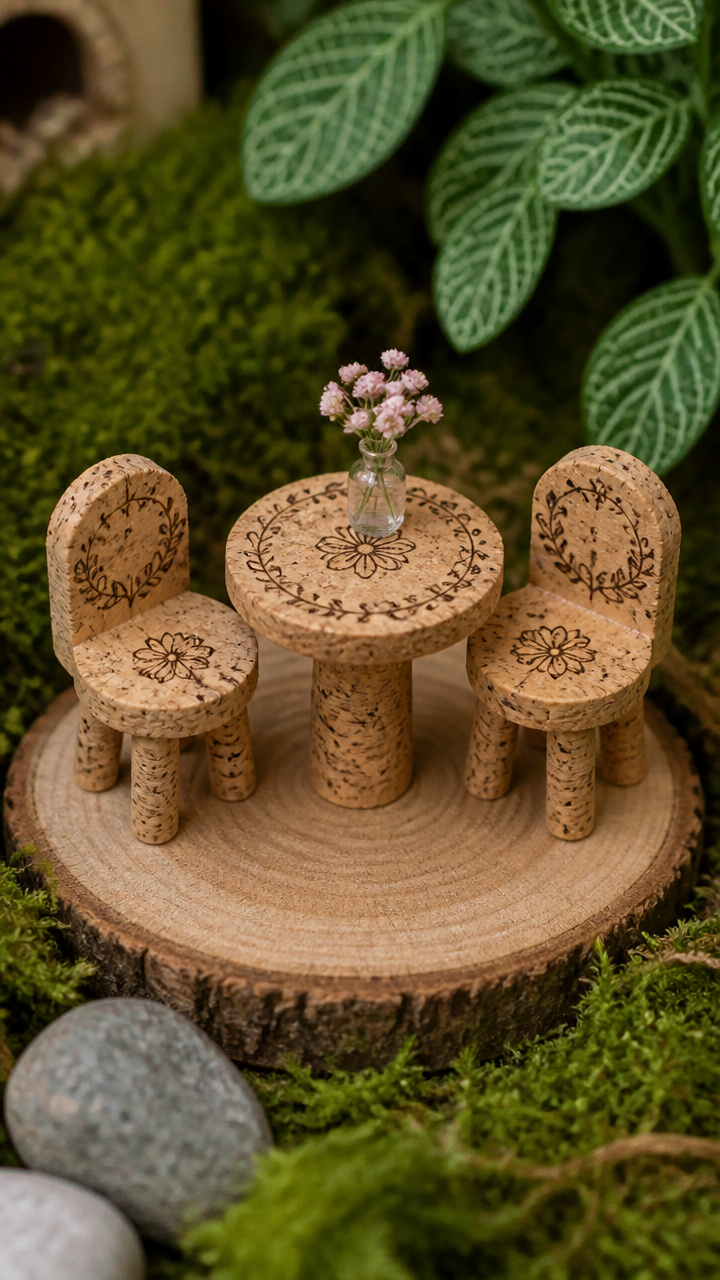 Wine Cork Bistro Set