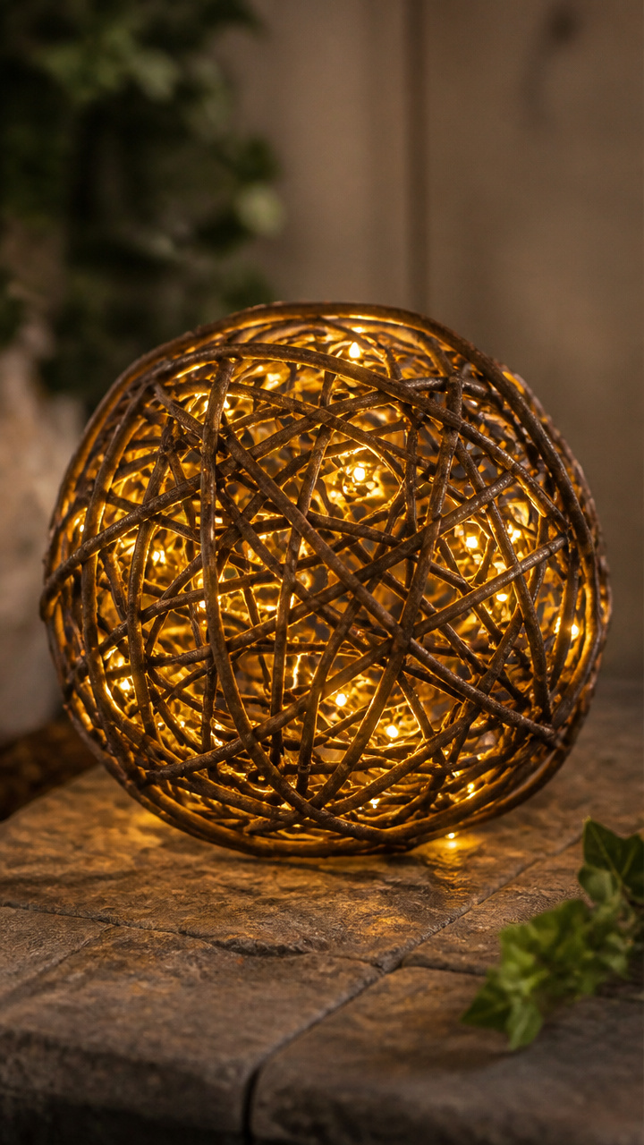 Woven Willow Twig Sphere