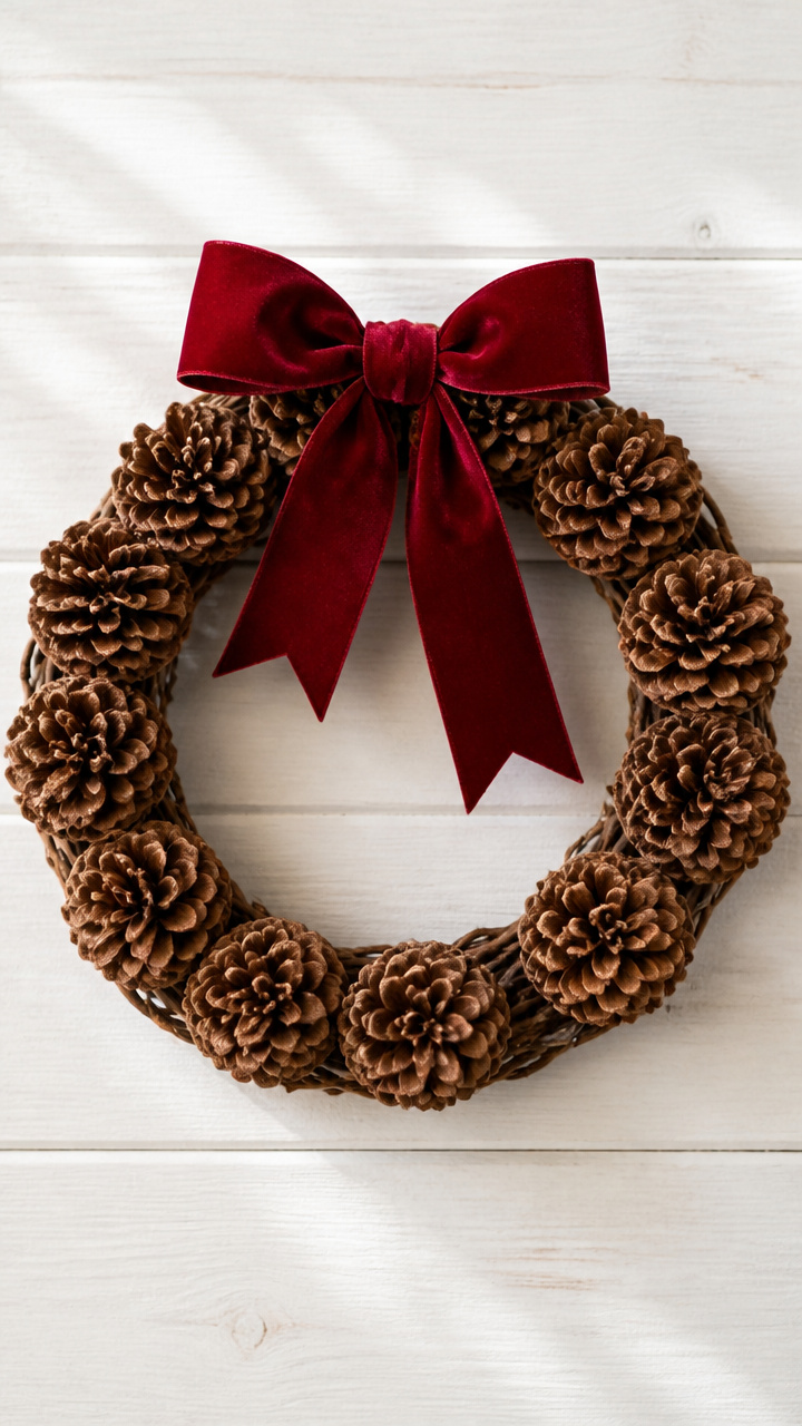 Scented Pinecone Wreath