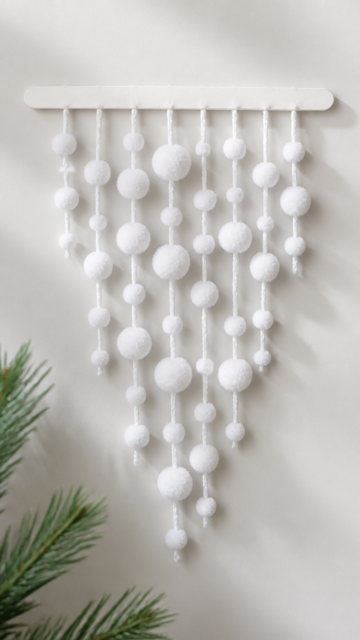 Pom-Pom Window Icicles