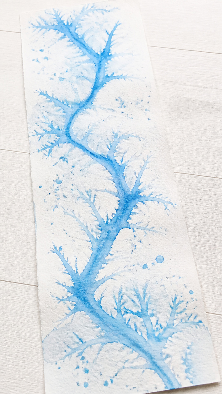 Straw-Blown Snow Paths