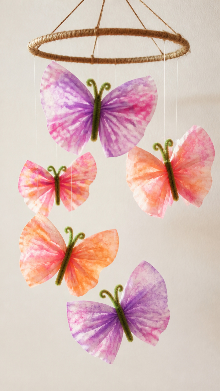 Coffee Filter Butterflies