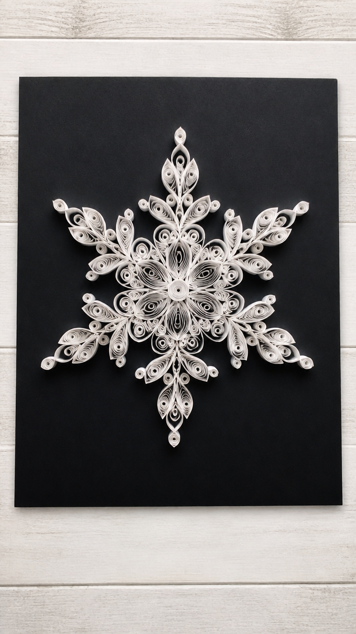 Paper Quilled Snowflakes