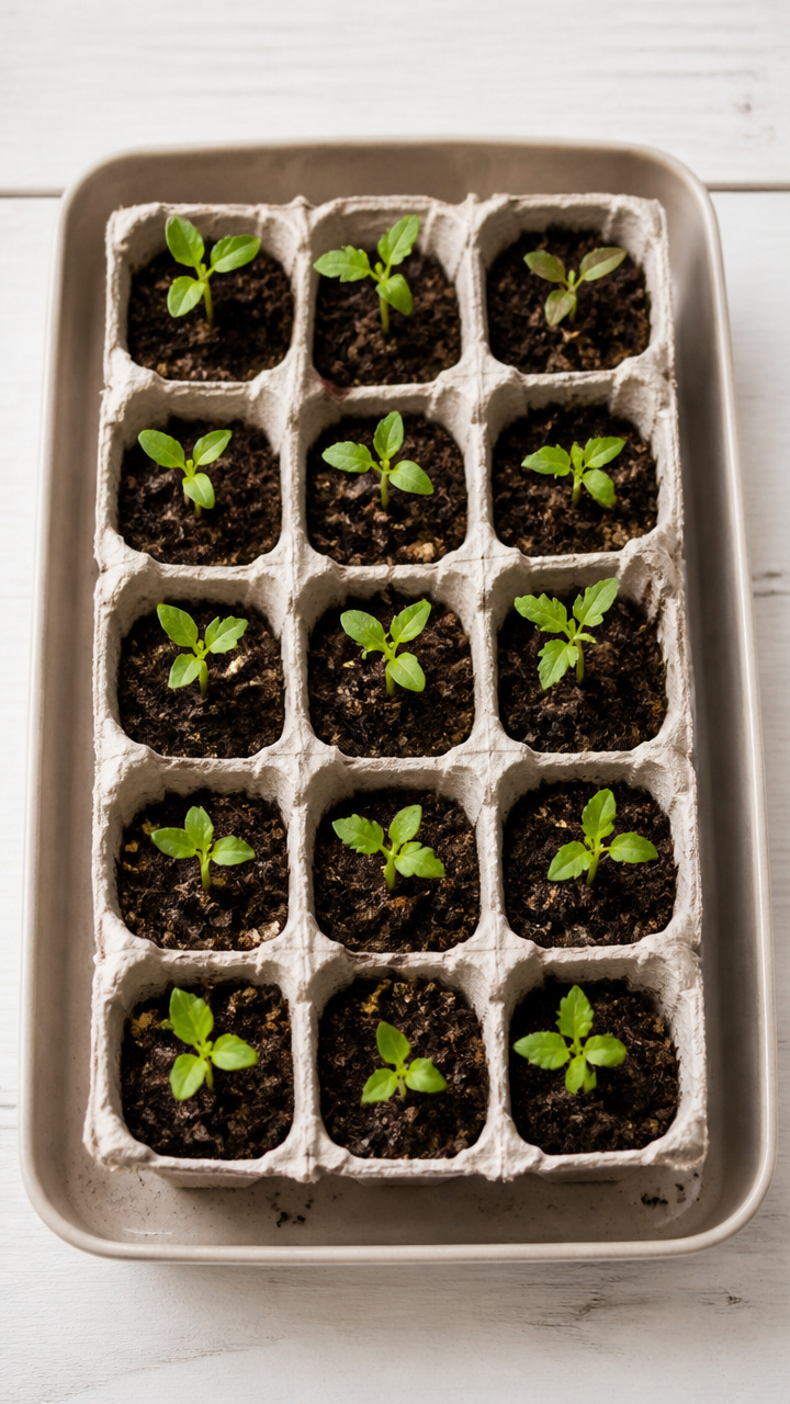 Egg Carton Seed Starters
